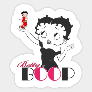 The Betty Boop. Sticker